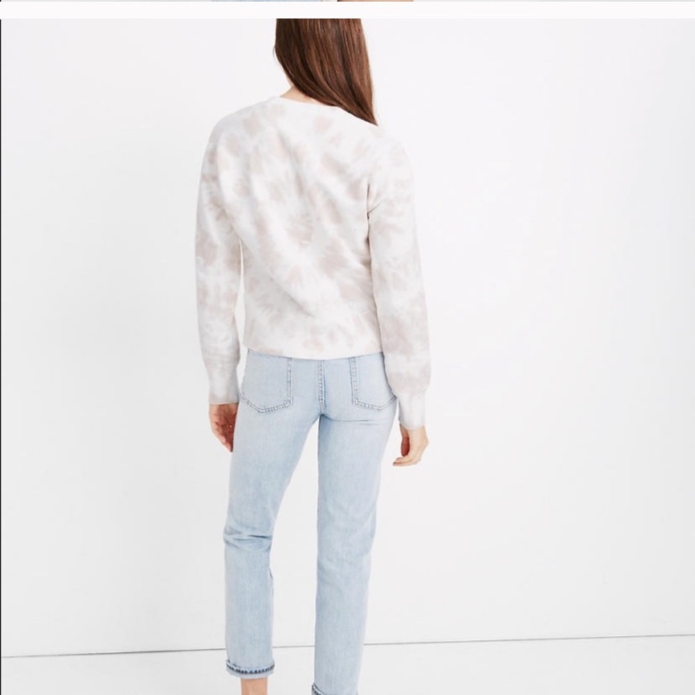 Madewell Tie Dye crop Sweatshirt - Picture 3 of 5